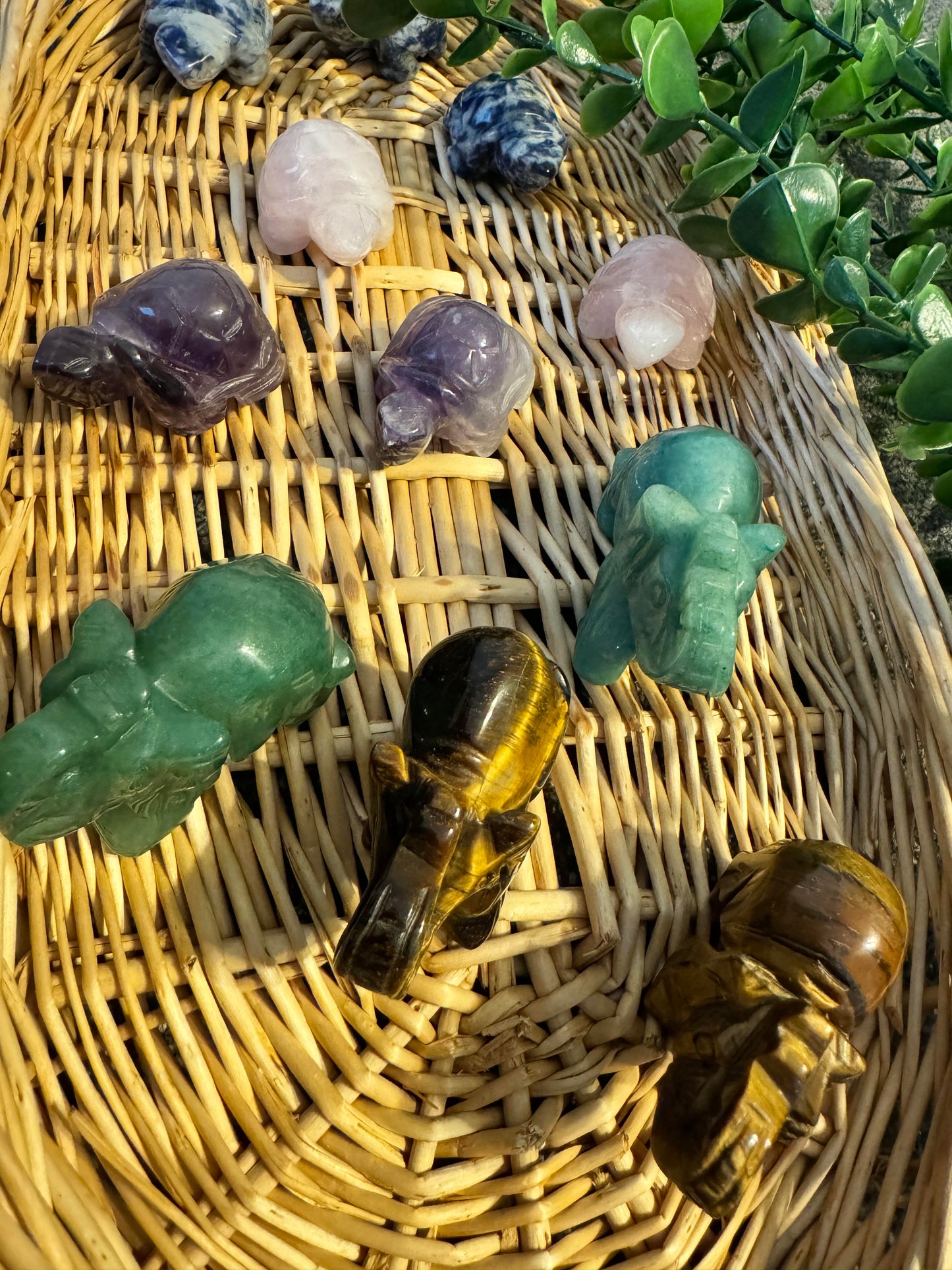 Healing Stones - Turtles and Elephants