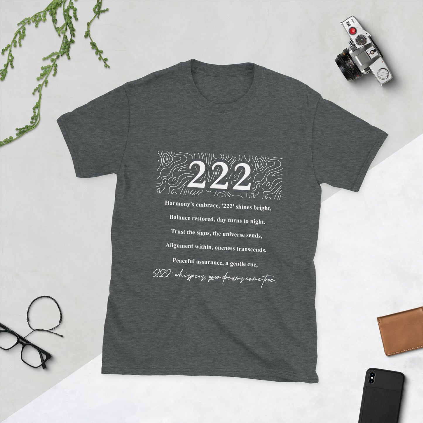 Angel Number "222" Short-Sleeve Unisex T-Shirt