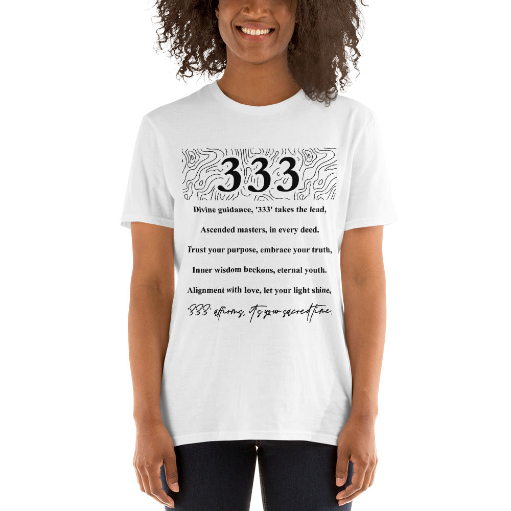 Angel Number "333" Short-Sleeve Unisex T-Shirt