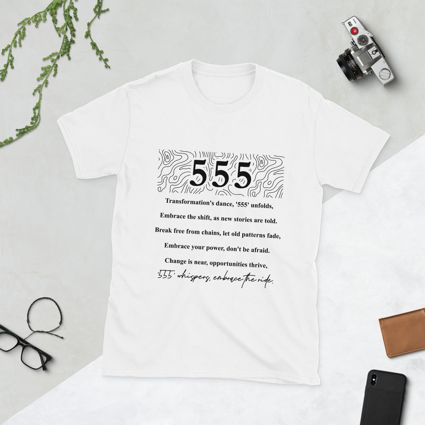 Angel Number "555" Short-Sleeve Unisex T-Shirt