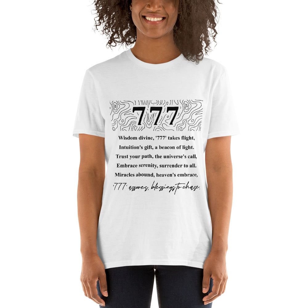 Angel Number "777" Short-Sleeve Unisex T-Shirt
