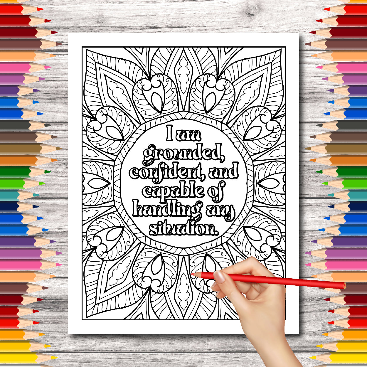 Zen Escapes Adult Coloring Book