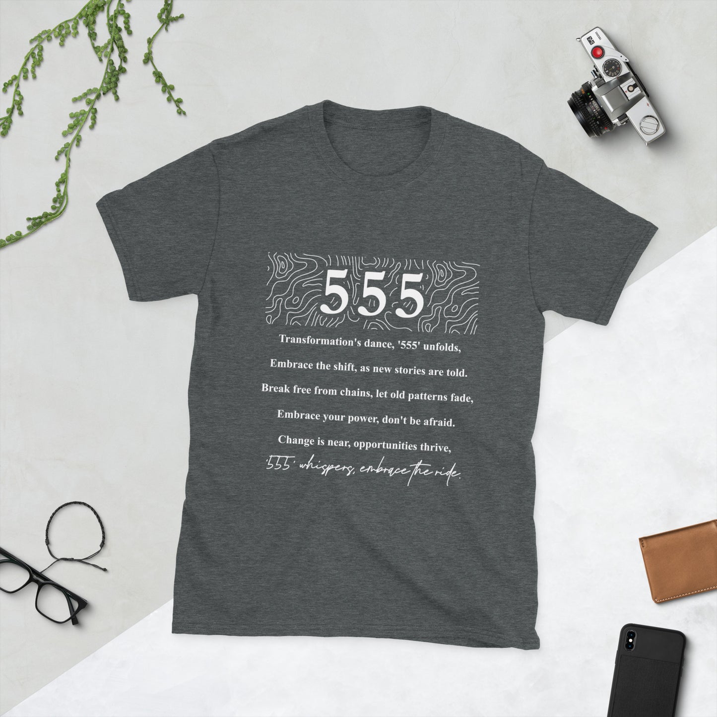 Angel Number "555" Short-Sleeve Unisex T-Shirt