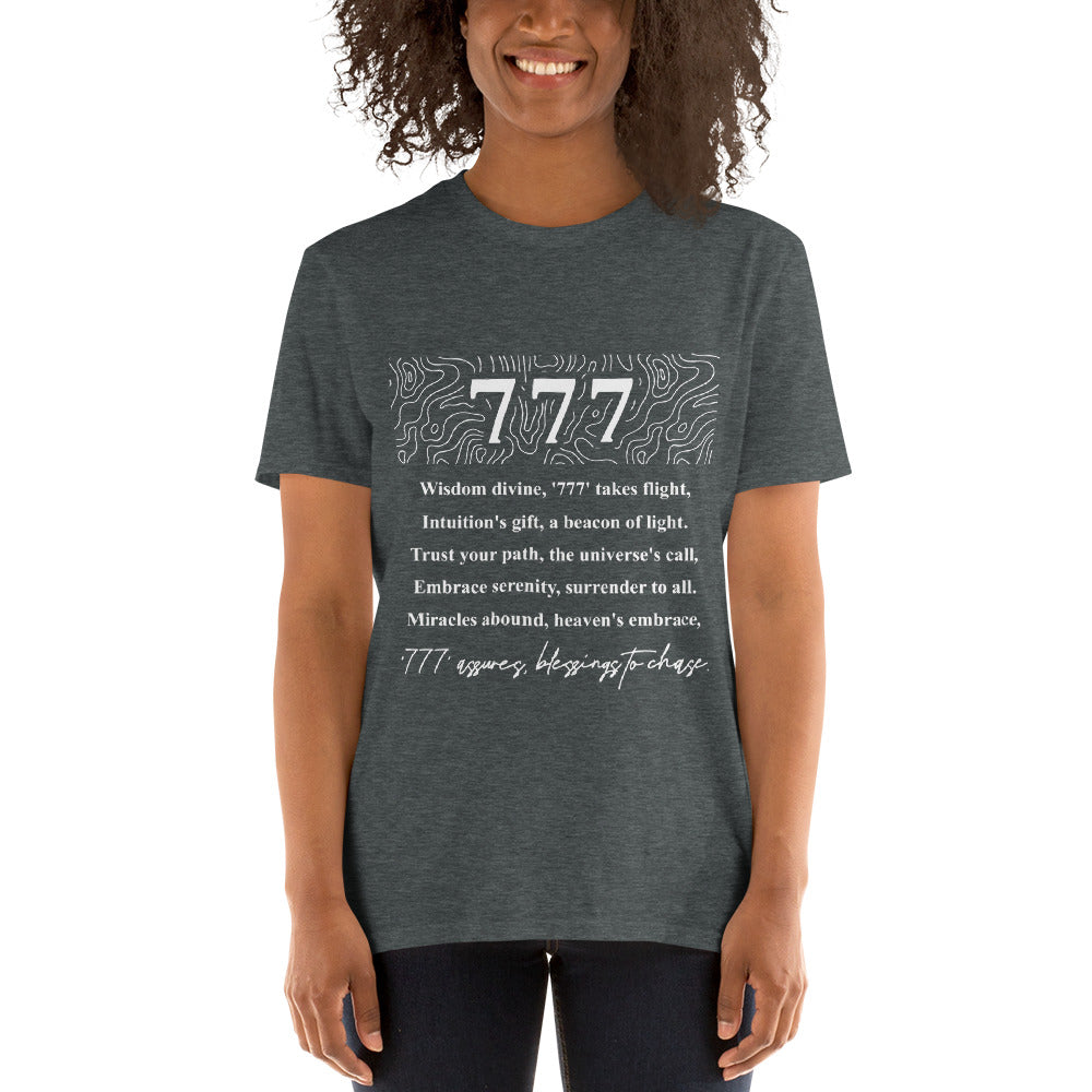 Angel Number "777" Short-Sleeve Unisex T-Shirt