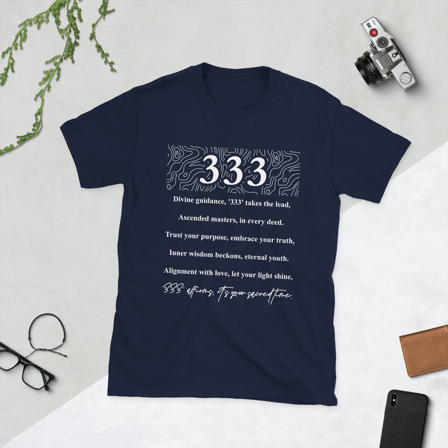 Angel Number "333" Short-Sleeve Unisex T-Shirt