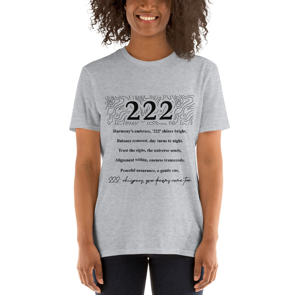Angel Number "222" Short-Sleeve Unisex T-Shirt