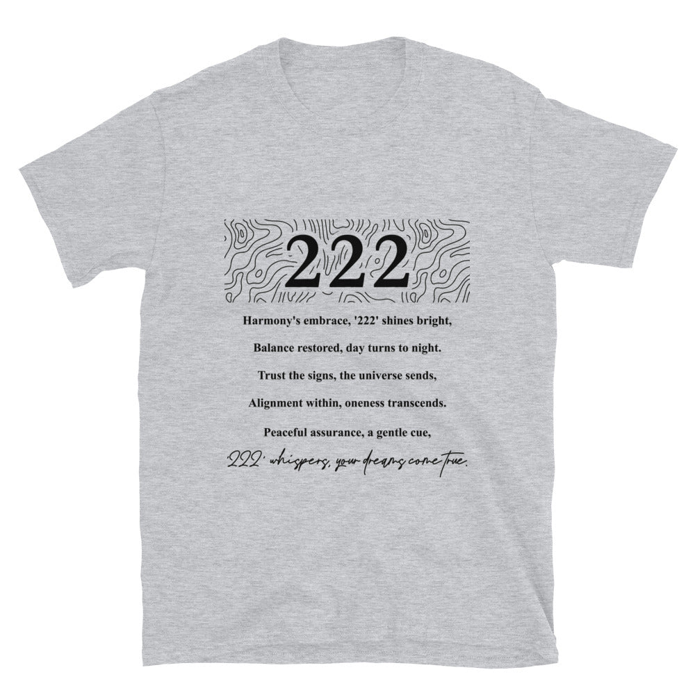 Angel Number "222" Short-Sleeve Unisex T-Shirt