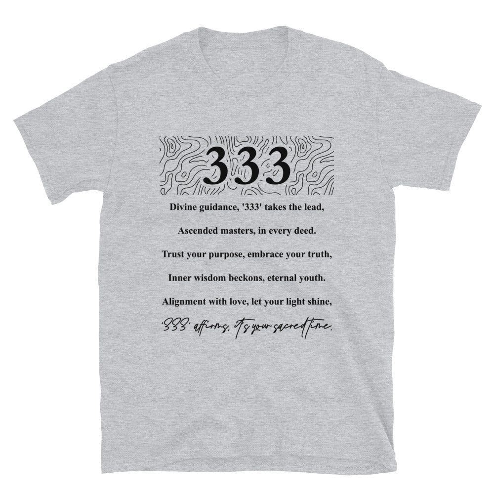 Angel Number "333" Short-Sleeve Unisex T-Shirt