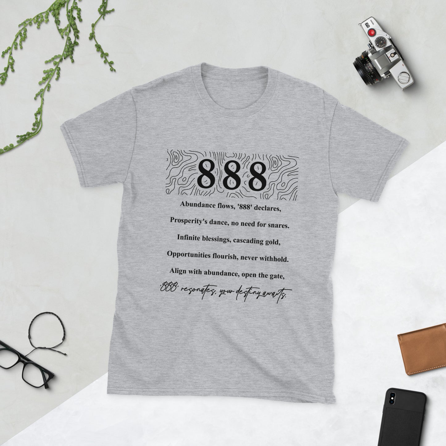 Angel Number "888" Short-Sleeve Unisex T-Shirt