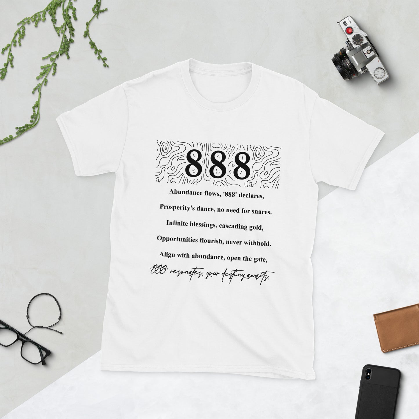 Angel Number "888" Short-Sleeve Unisex T-Shirt